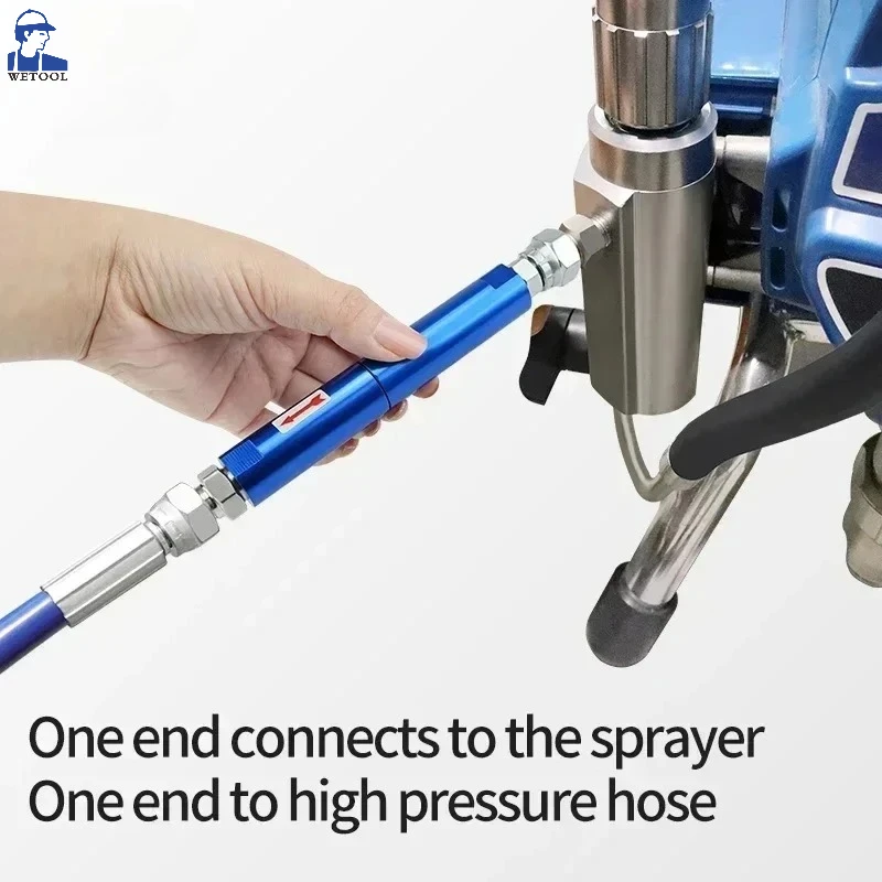 Синий безвоздушный распылитель