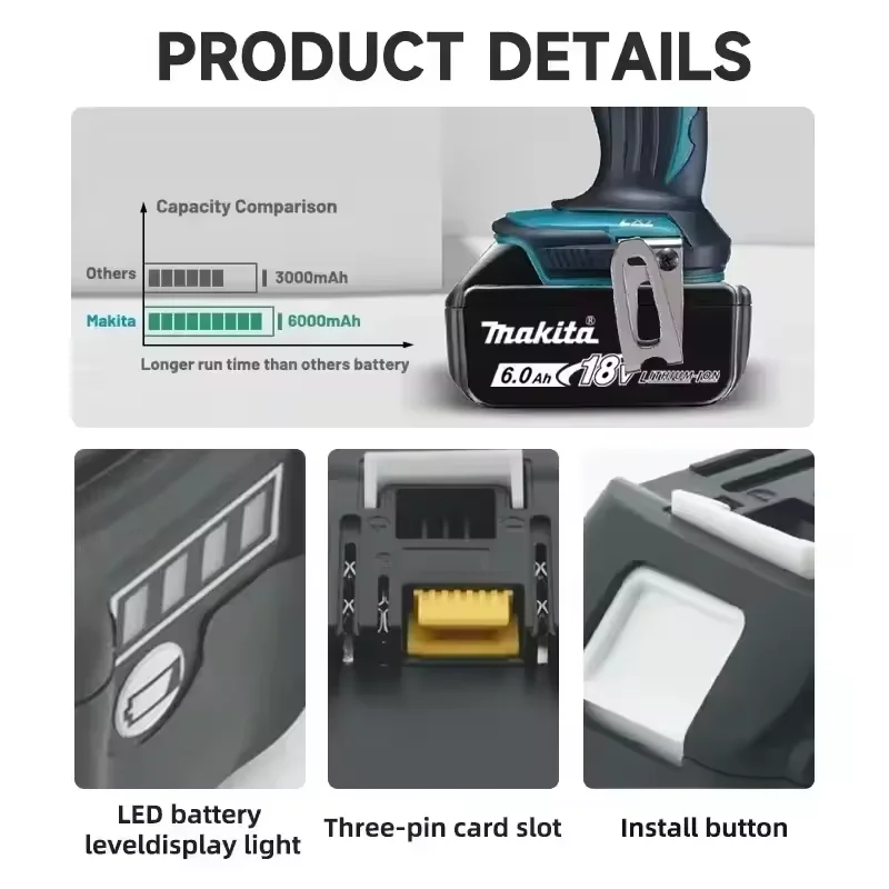 100% оригинальная батарея makita - Фотография_2