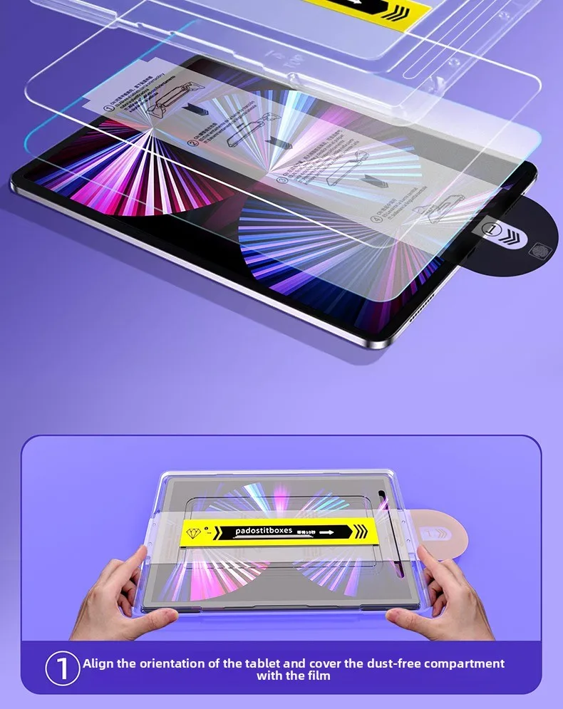 Закаленное стекло для ipad air 13 11 5 4 3 m3 m2 pro13 m4 a16 11th 2025 12 - Фотография_4