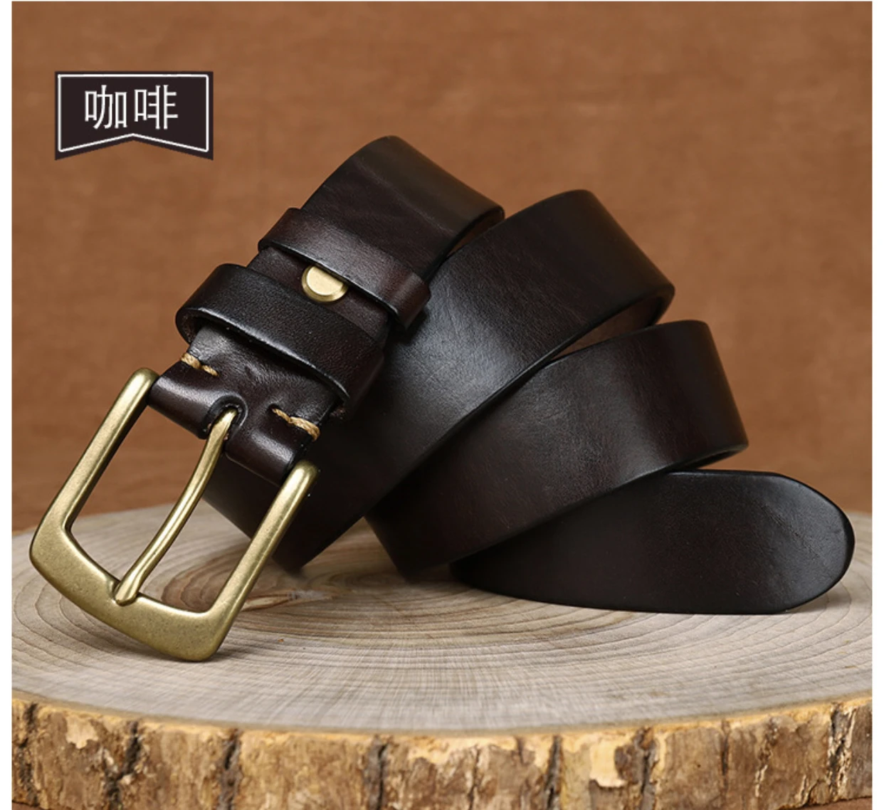 Роскошный итальянский толстый ремень - Фотография_5