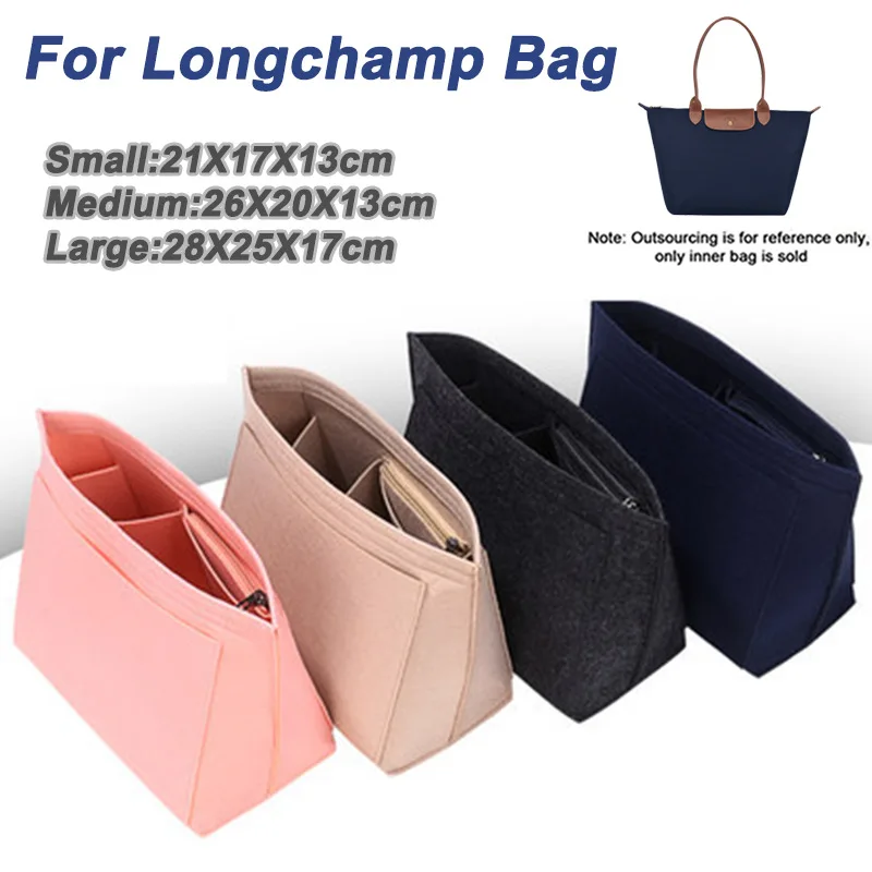 Фетровая сумка-вставка подходит для сумки longchamp - Фотография_3