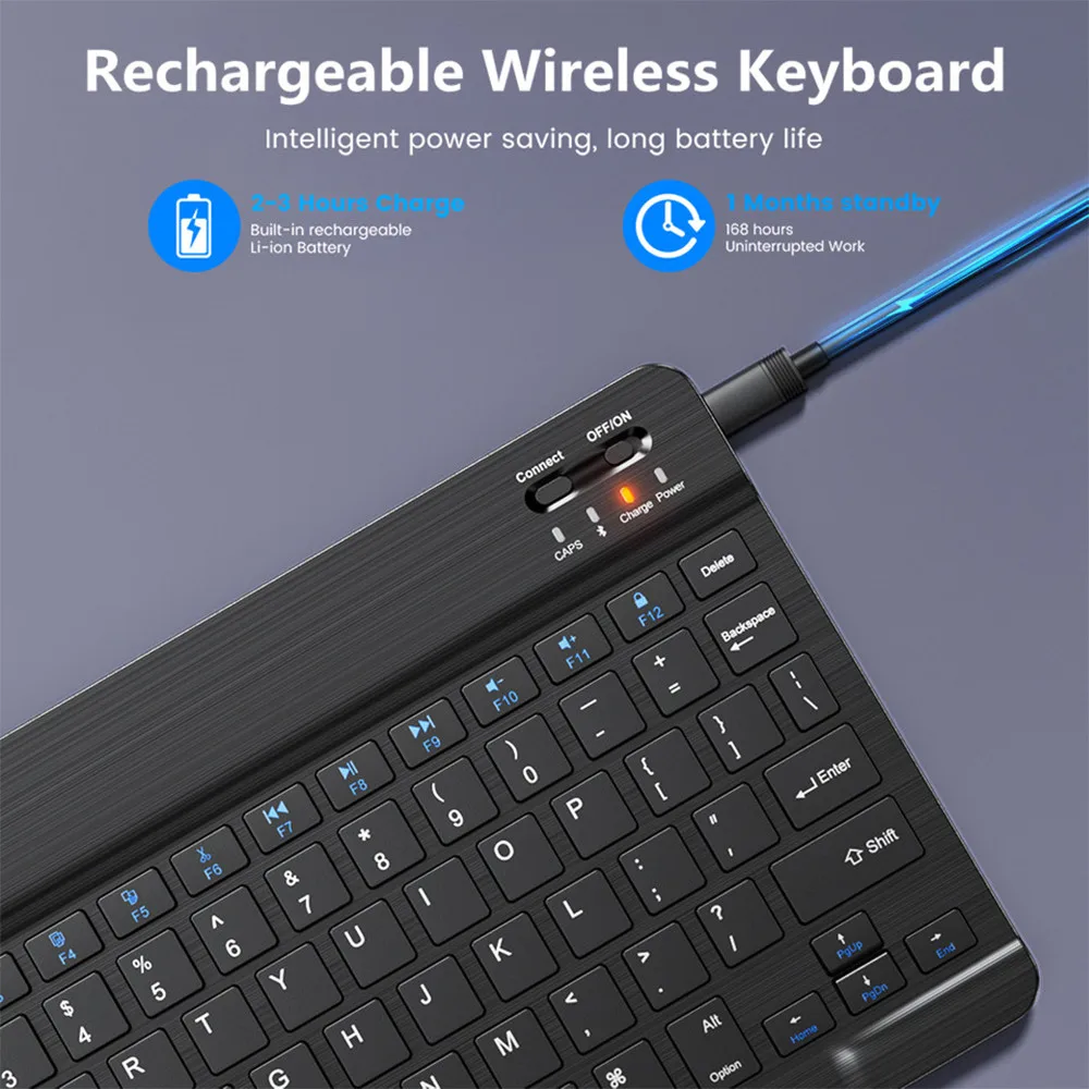 Беспроводная bluetooth клавиатура - Фотография_5