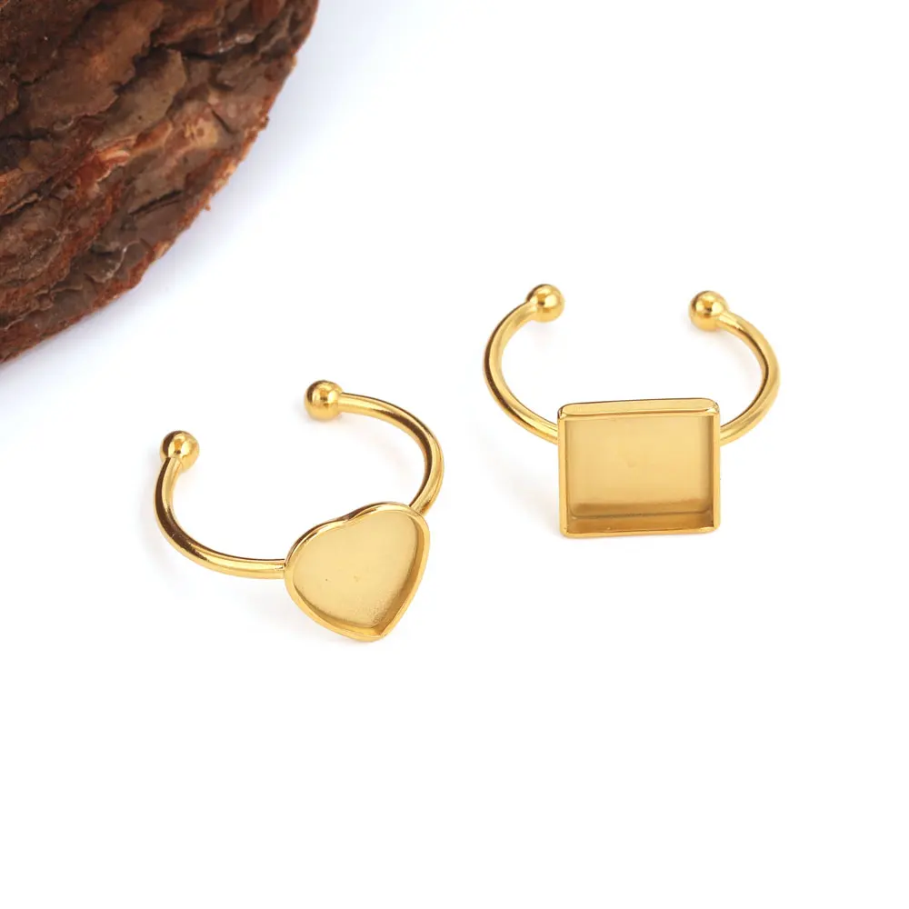 Регулируемые открытые кольца из нержавеющей стали - Фотография_6