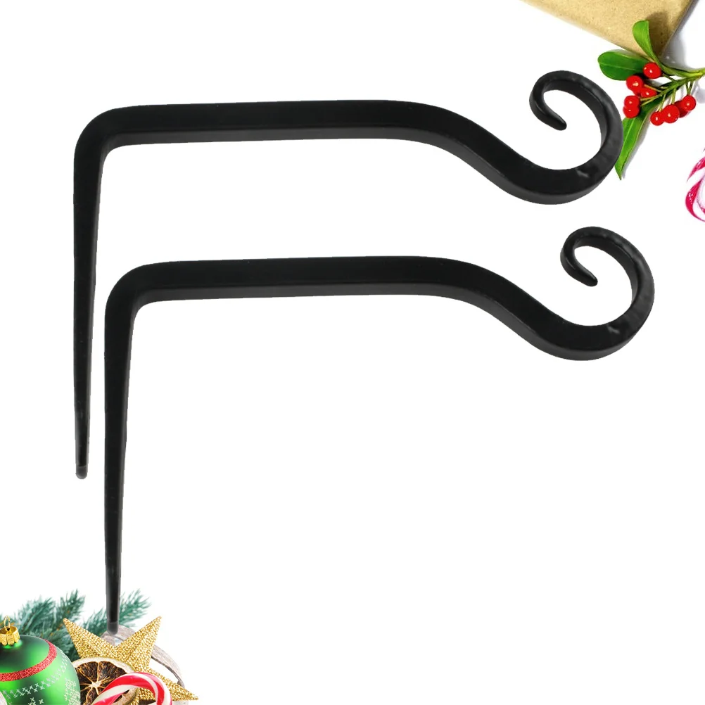 Железный художественный крючок для цветочного горшка - Фотография_5