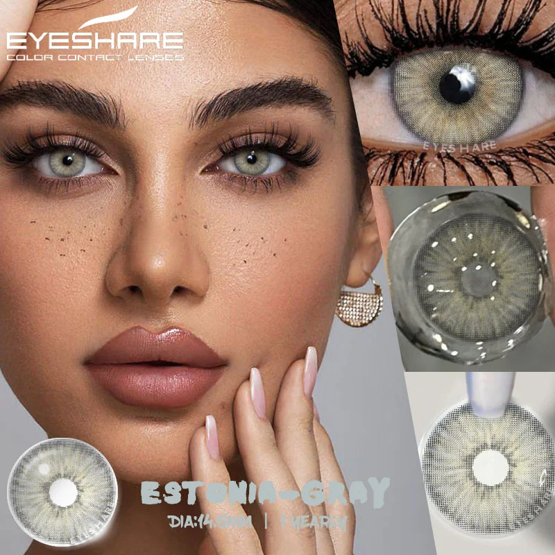 Eyeshare 1 пара красочных контактных линз для глаз - Фотография_4