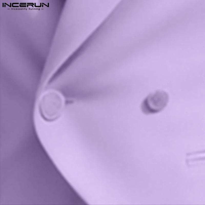 Incerun мужской пиджак жилеты с - Фотография_5