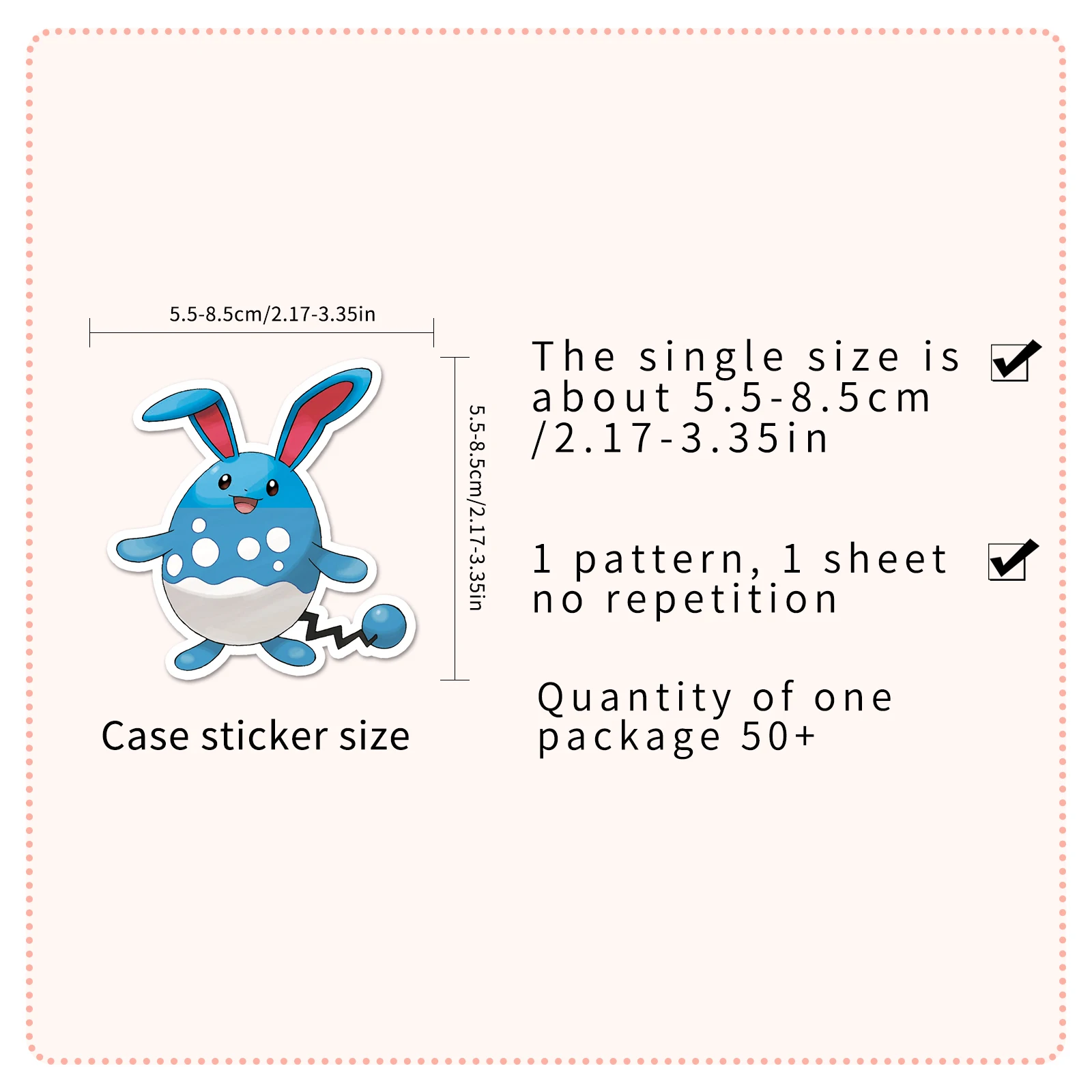 Miniso pokemon водонепроницаемые наклейки diy для телефонов - Фотография_2