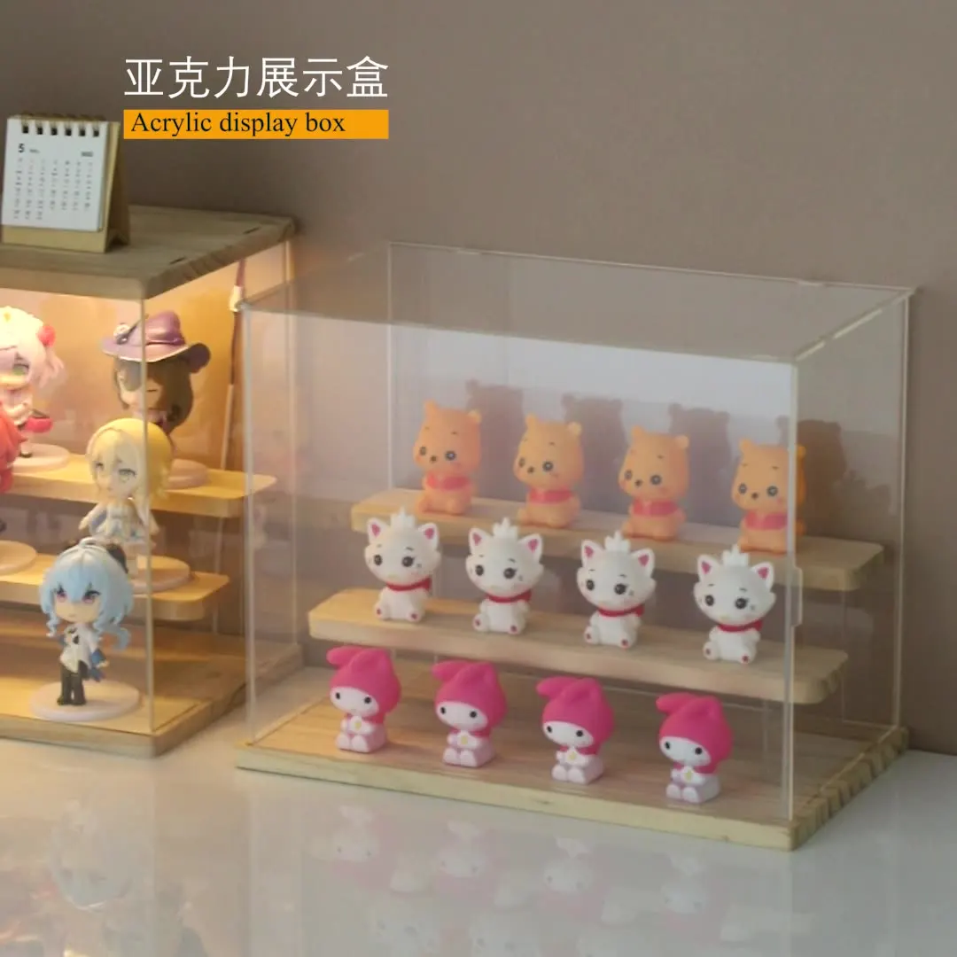 Акриловая витрина pop mart со светодиодной подсветкой - Фотография_2