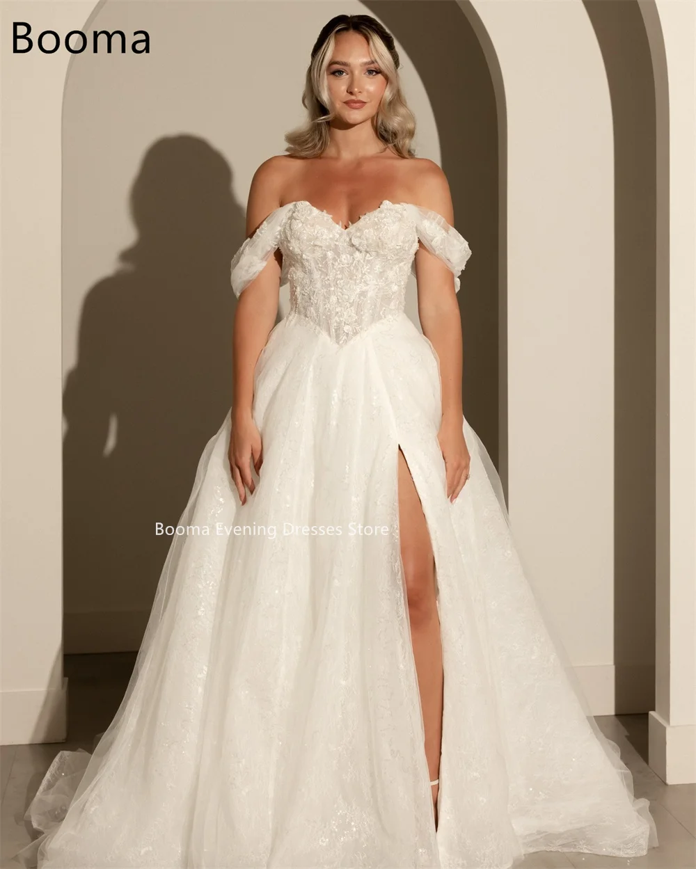 Booma русалка с открытыми плечами и разрезом по бокам - Фотография_3