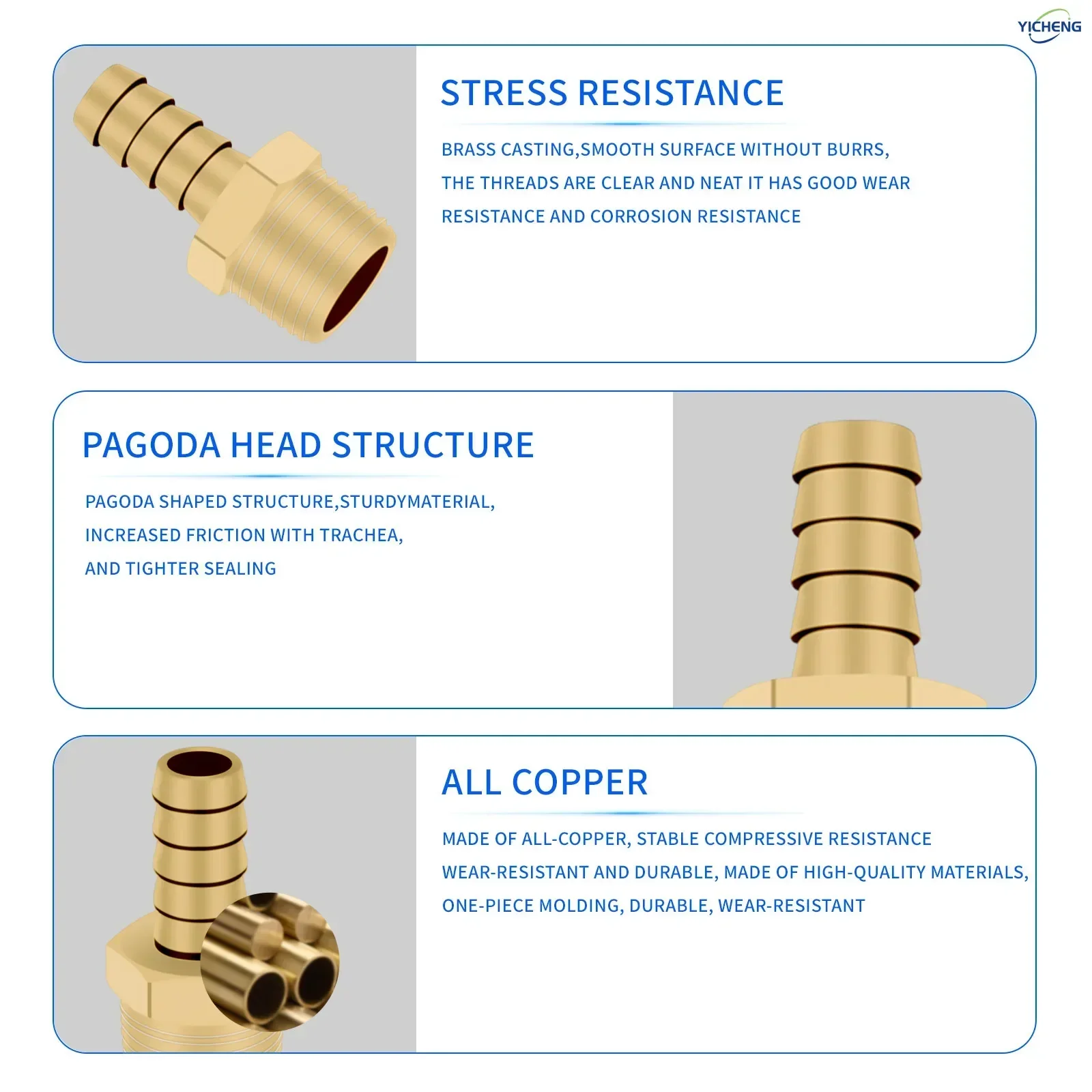 Латунный фитинг для шланга диаметром - Фотография_5