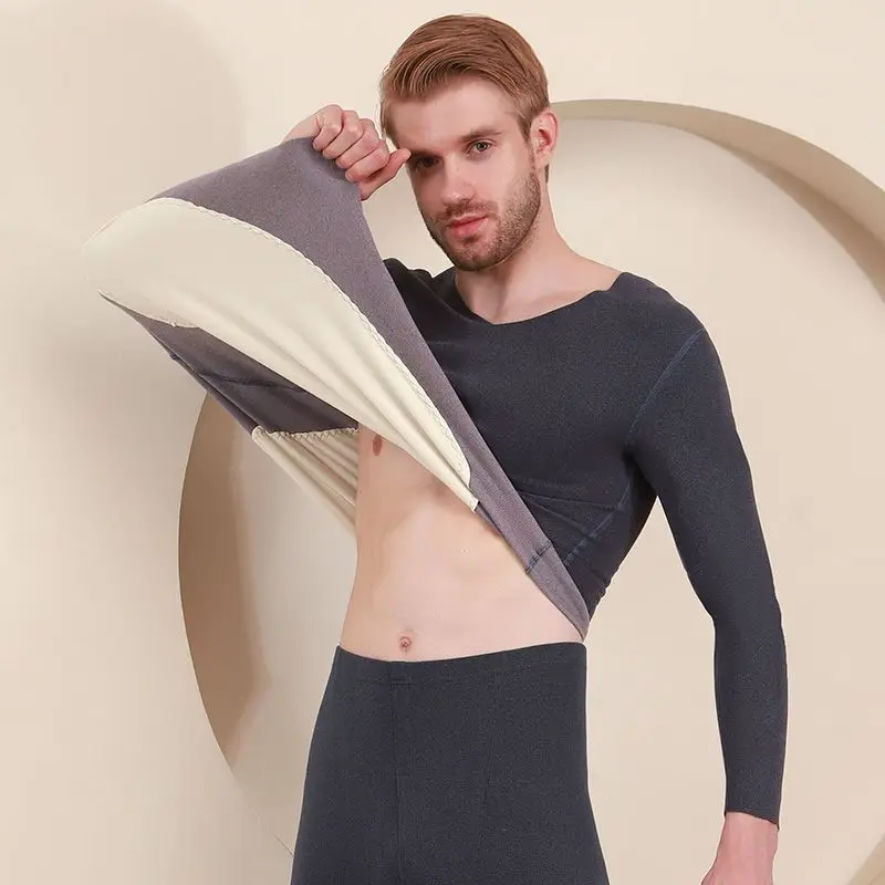 Мужская зимняя пижама для сна - Фотография_3