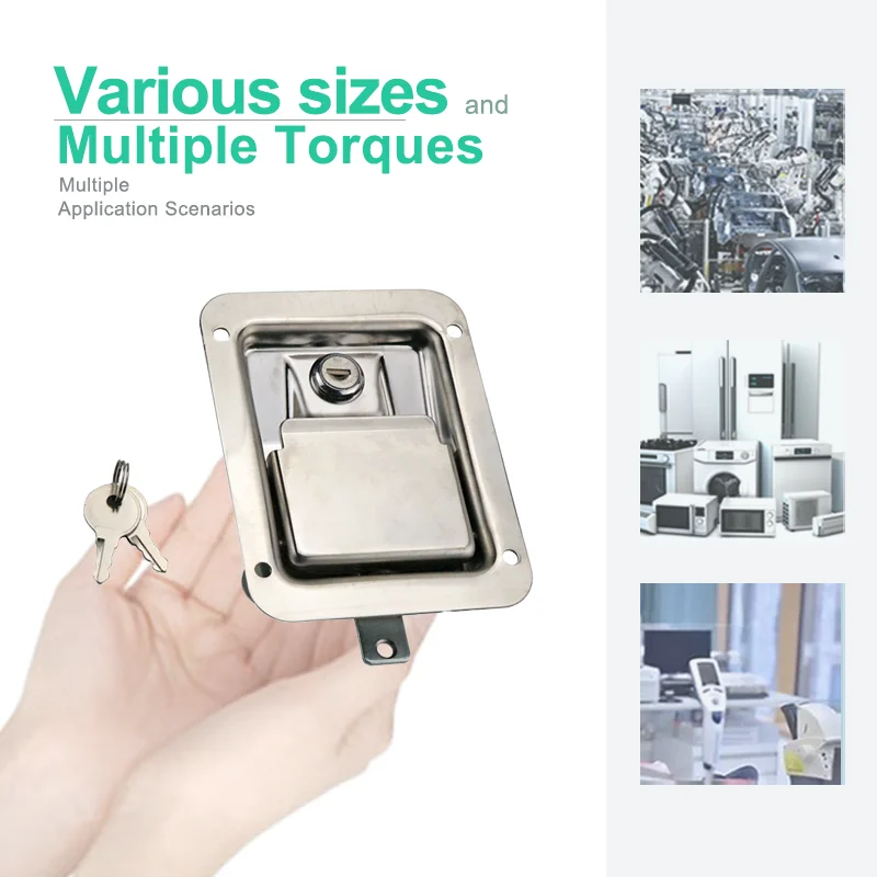 Квадратный замок из нержавеющей стали 304 - Фотография_2