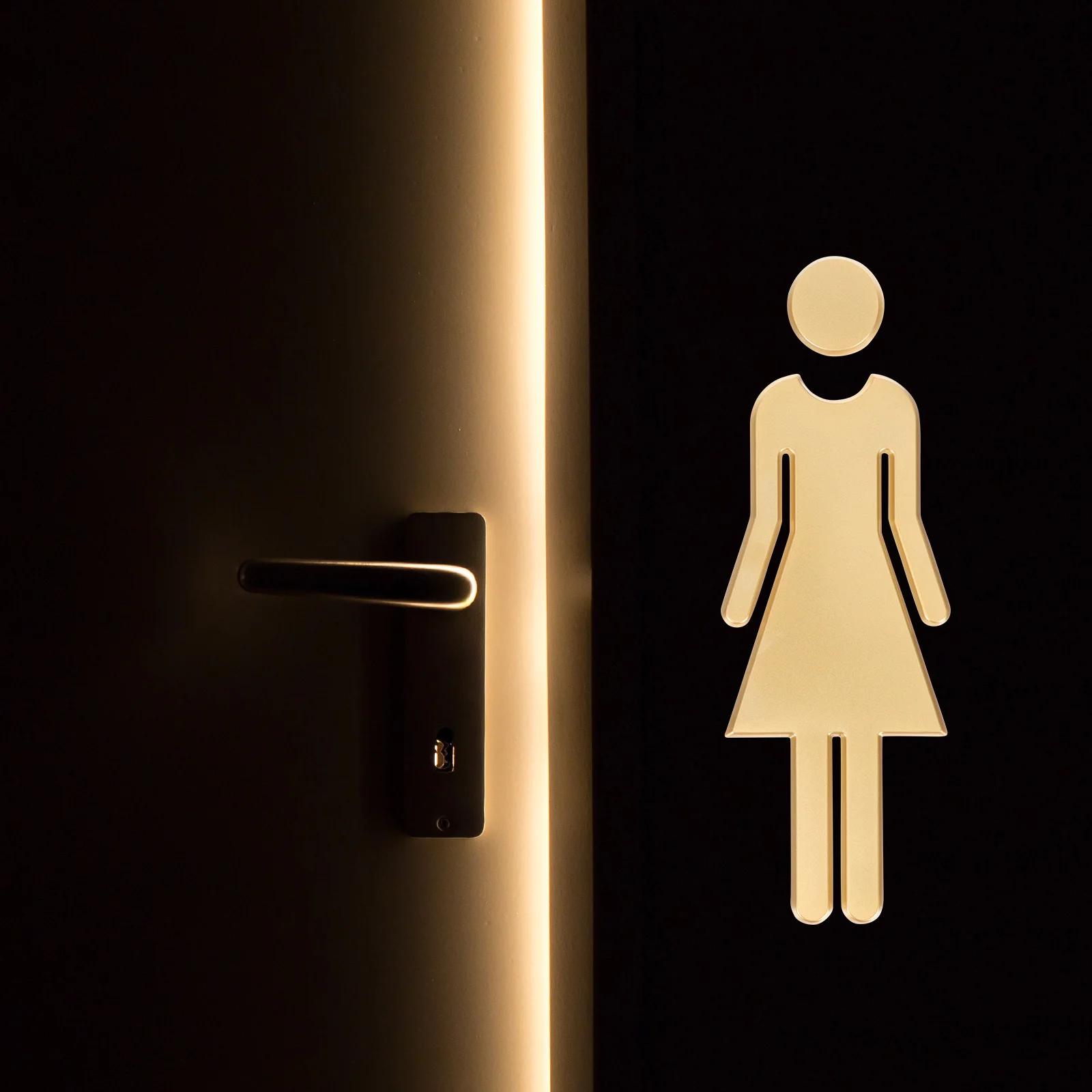 Акриловые таблички для туалета для женщин и мужчин - Фотография_3