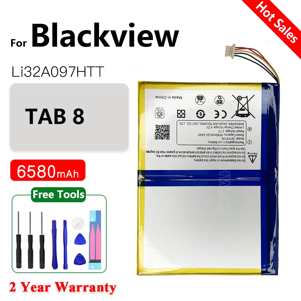 Оригинальный запасной аккумулятор tab 8 8100 мач для blackview tab8