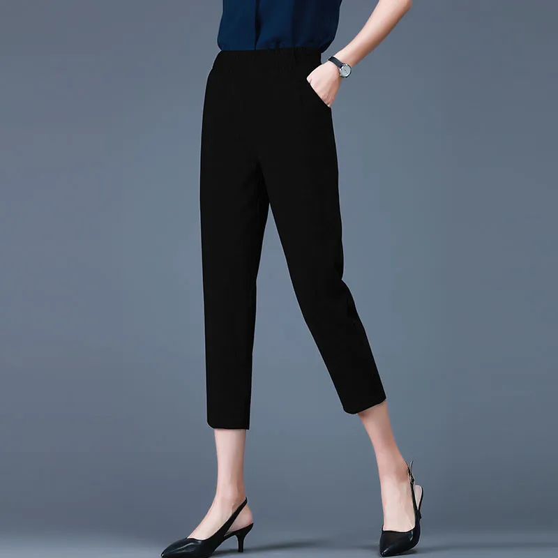 Корейские повседневные капри для женщин - Фотография_4