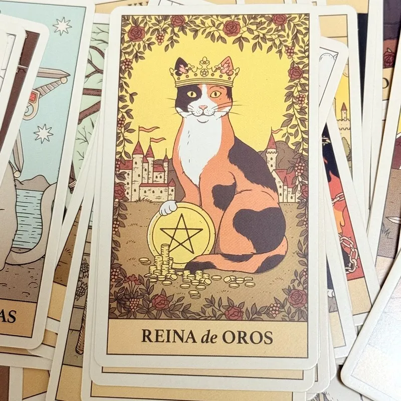 Карты el tarot de los gatos 78 cartas del tarot - Фотография_4