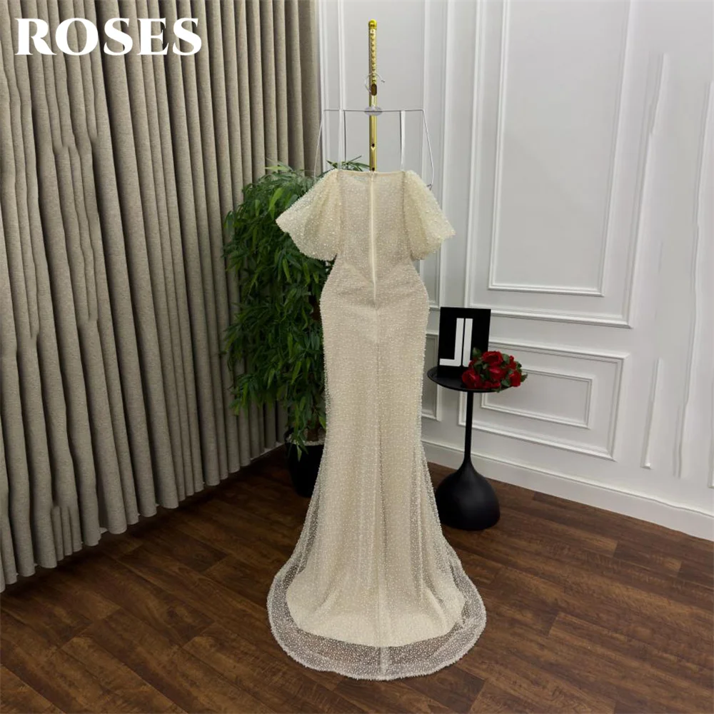 Роскошное платье для выпускного вечера roses с жемчугом - Фотография_5