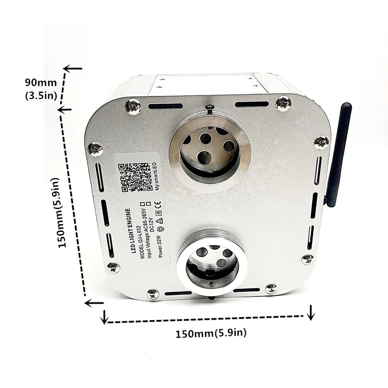 Мерцающий rgbw bluetooth wapp волоконно-оптический - Фотография_3