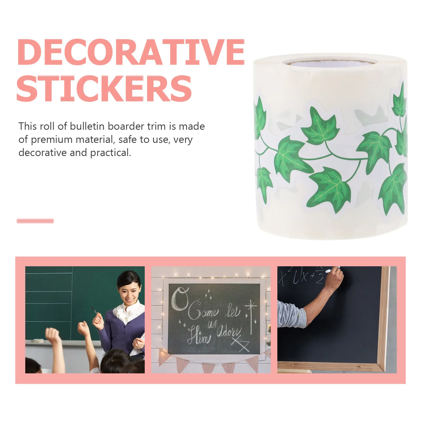 Наклейки с дизайном листьев «сделай сам» для украшения класса - Фотография_4