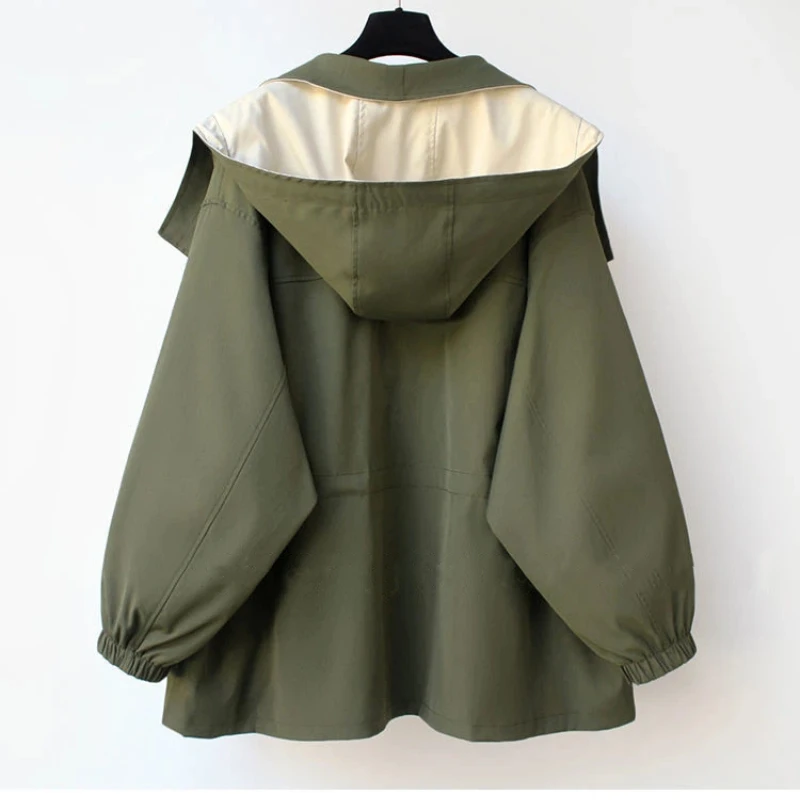 Женский облегающий плащ средней длины - Фотография_5