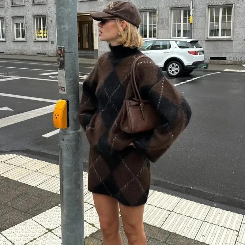 Ticketsx женский винтажный вязаный