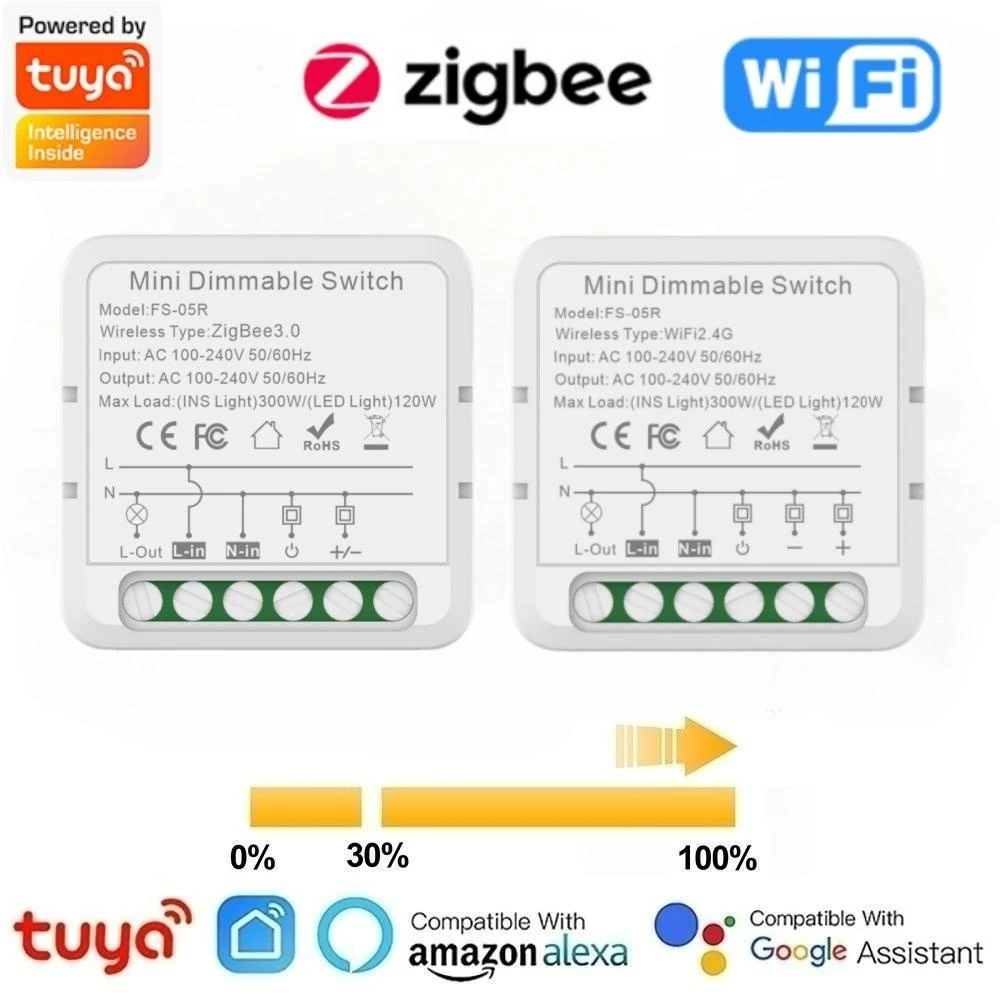 Модуль умного диммера tuya wifi zigbee