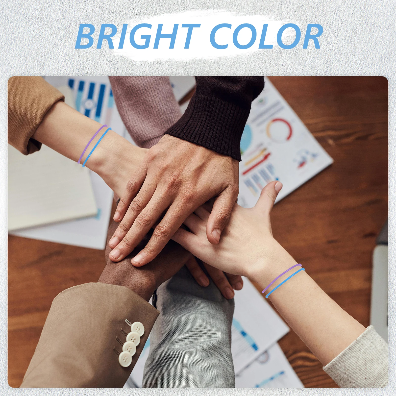 Светящийся силиконовый браслет