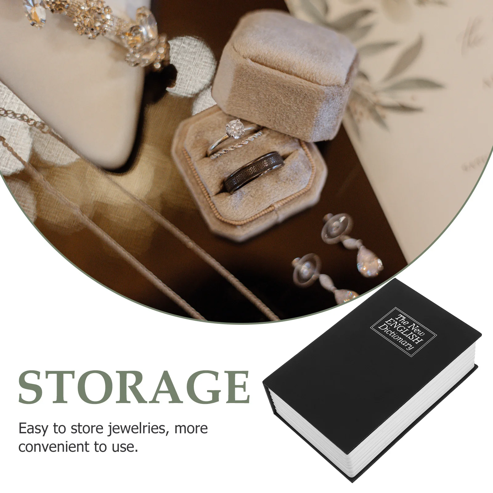 Поддельная книжная коробка с замком - Фотография_5