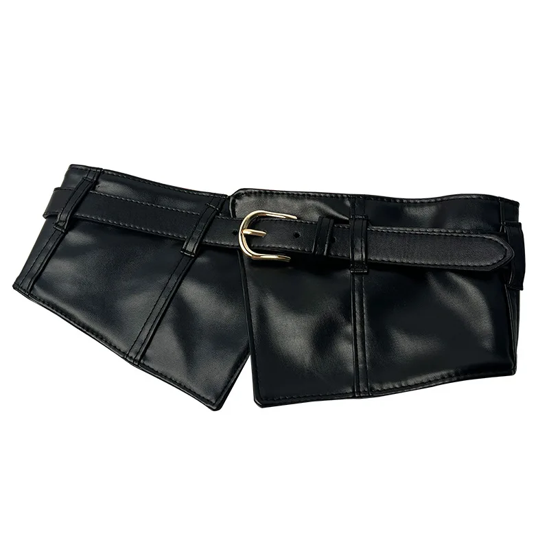 Эластичный эластичный женский пояс в стиле панк - Фотография_5