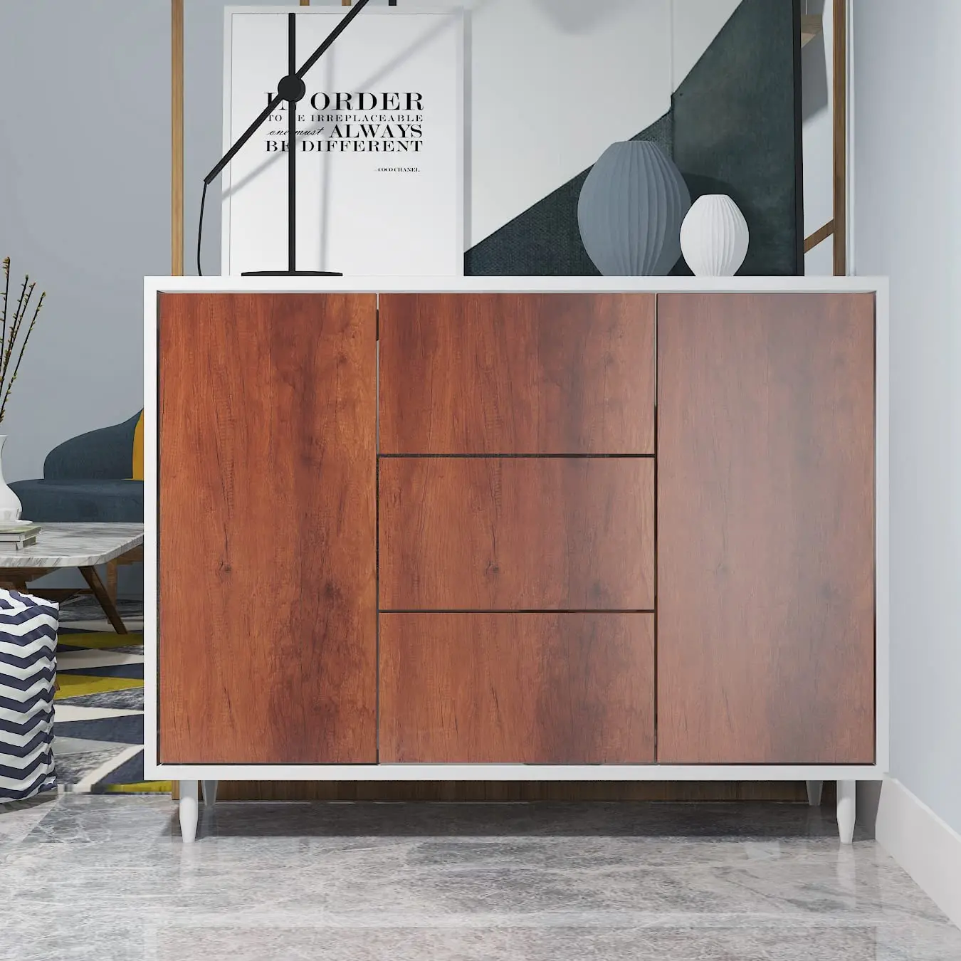 См широкая деревянная наклейка для мебели - Фотография_6