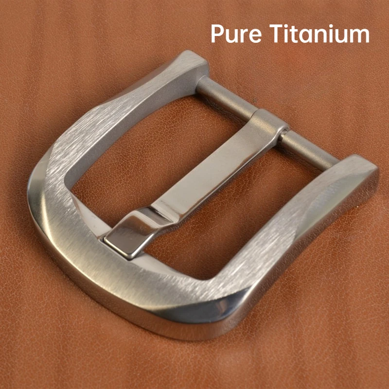 Ремень с пряжкой из чистого титана - Фотография_2