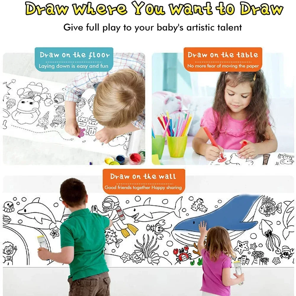 Новый детский рулон для рисования - Фотография_3