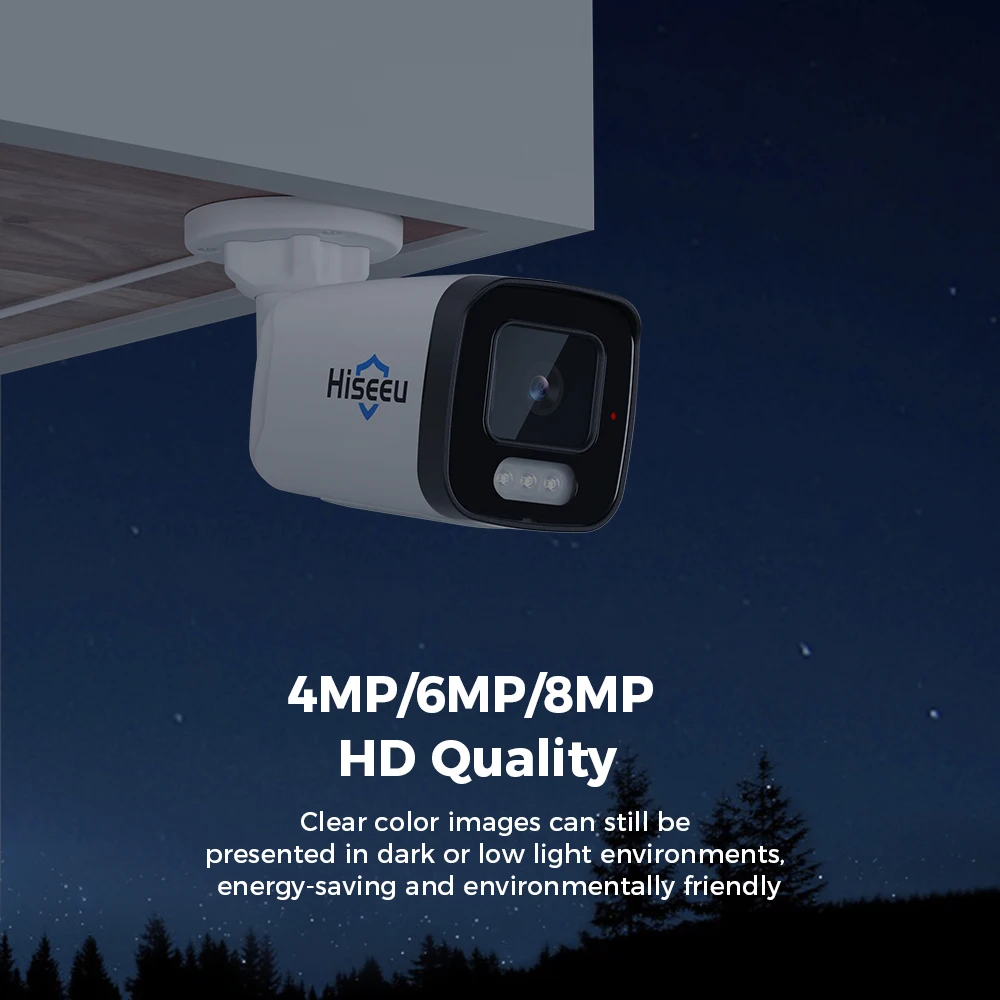 Hisee 4mp 6mp 4k 8mp poe a8 полный - Фотография_2