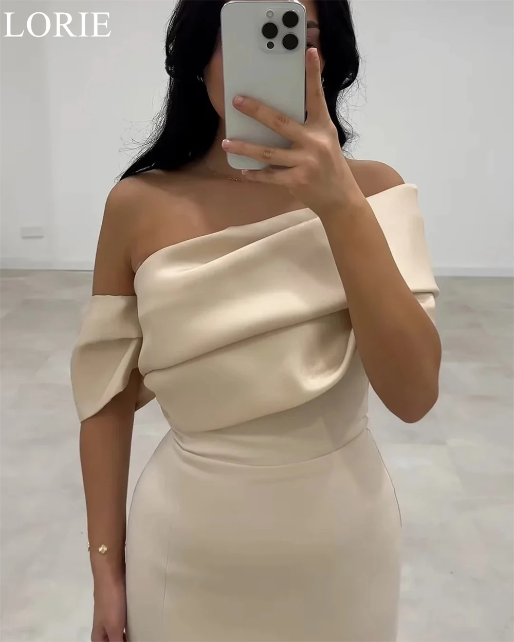 Lorie элегантные атласные платья - Фотография_4