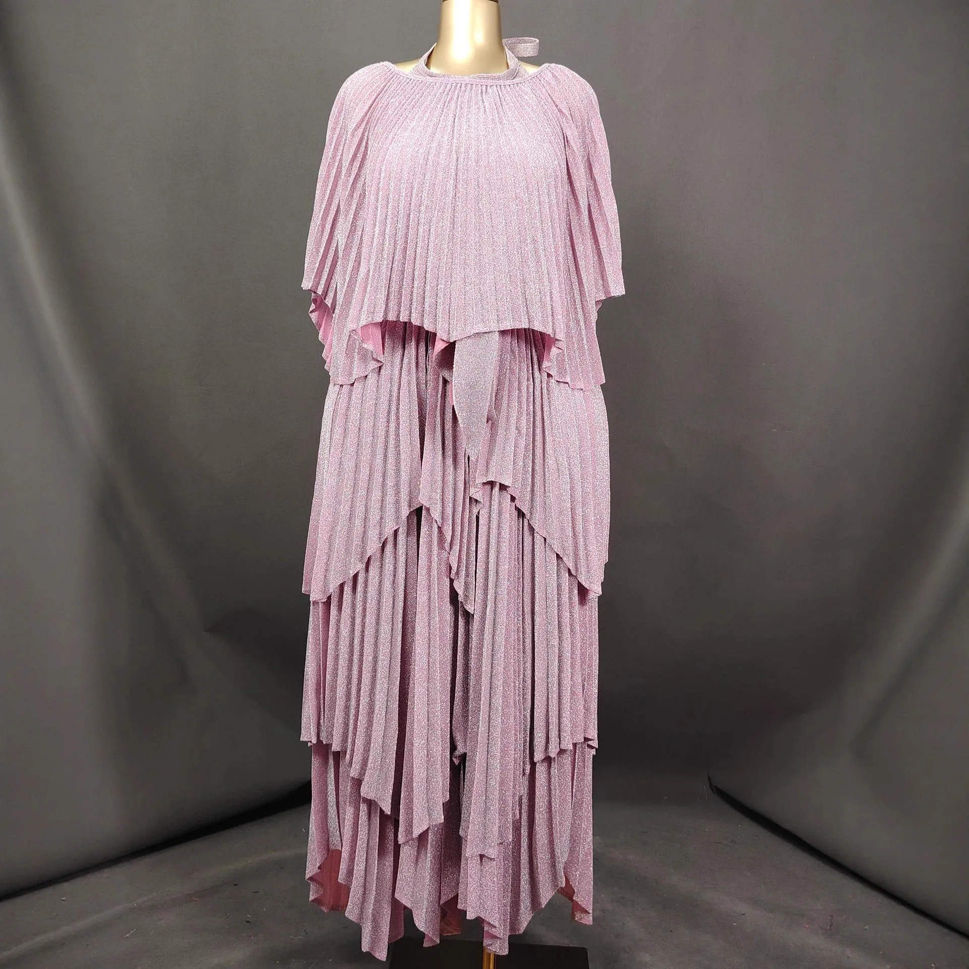 Miyake плиссированный костюм больших размеров - Фотография_3