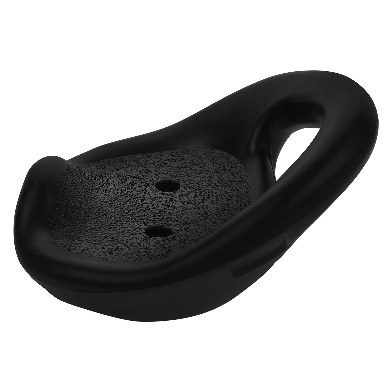 Утолщенное черное пластиковое сменное сиденье для трехколесного велосипеда - Фотография_4