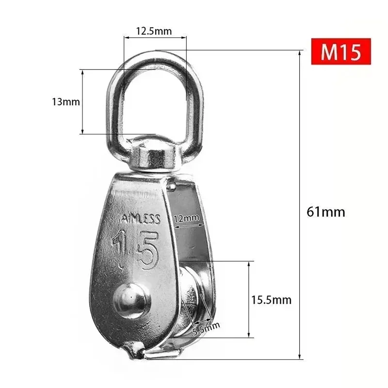 Блок шкива крана из нержавеющей стали m15 - Фотография_2
