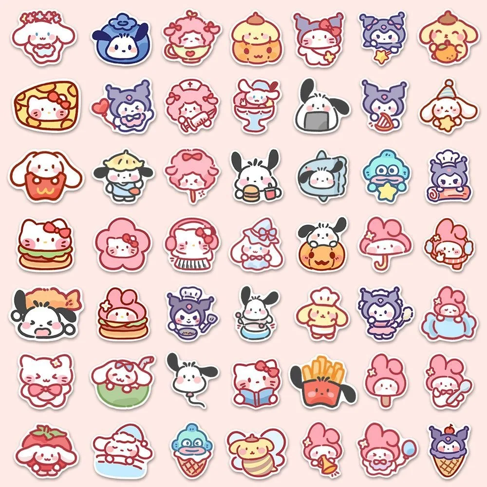 Наклейки sanrio с героями мультфильмов - Фотография_3