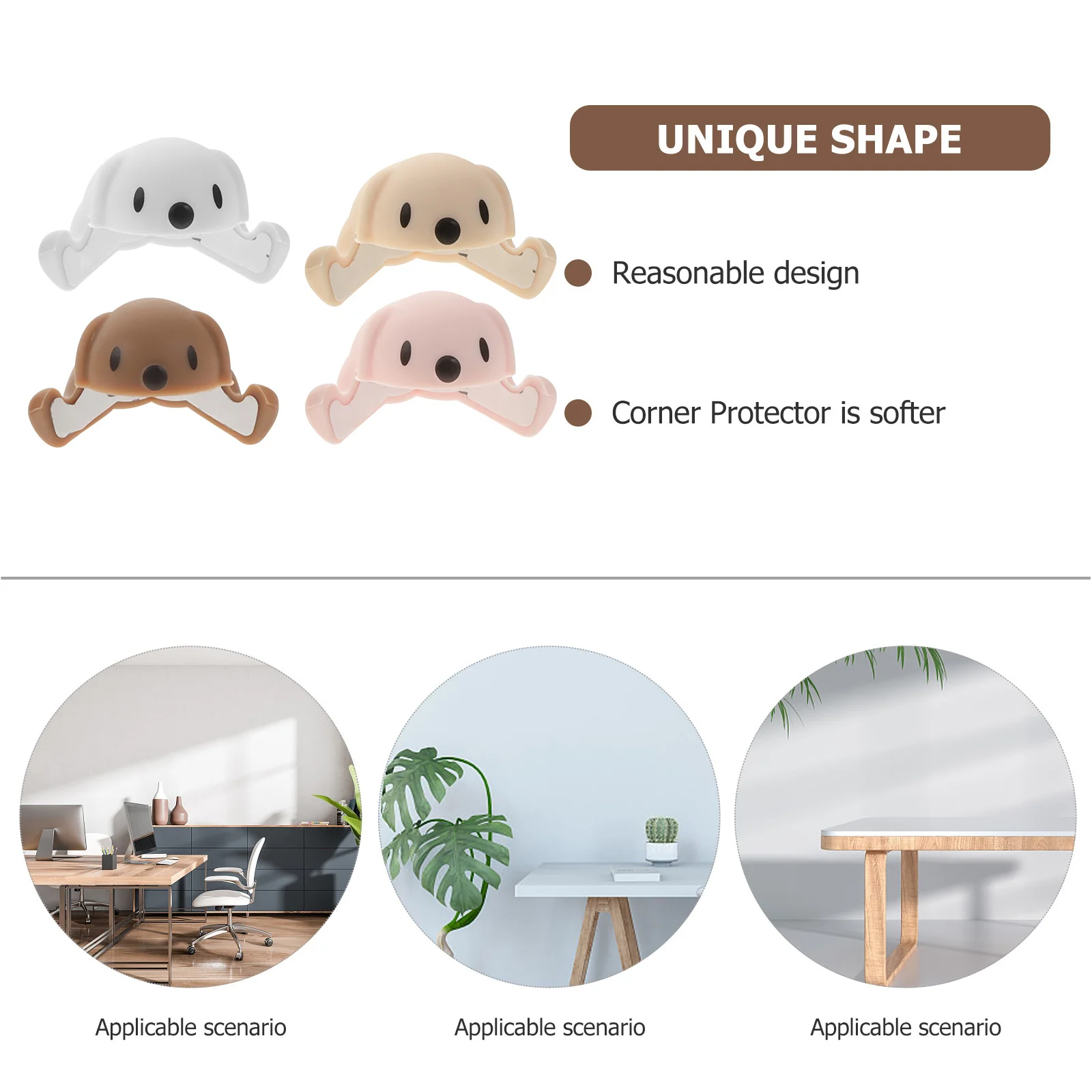 Силиконовые защитные уголки для детского стола - Фотография_5