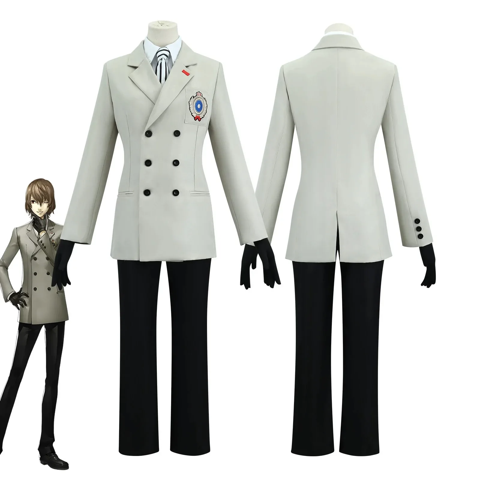Аниме игра goro akechi косплей - Фотография_5