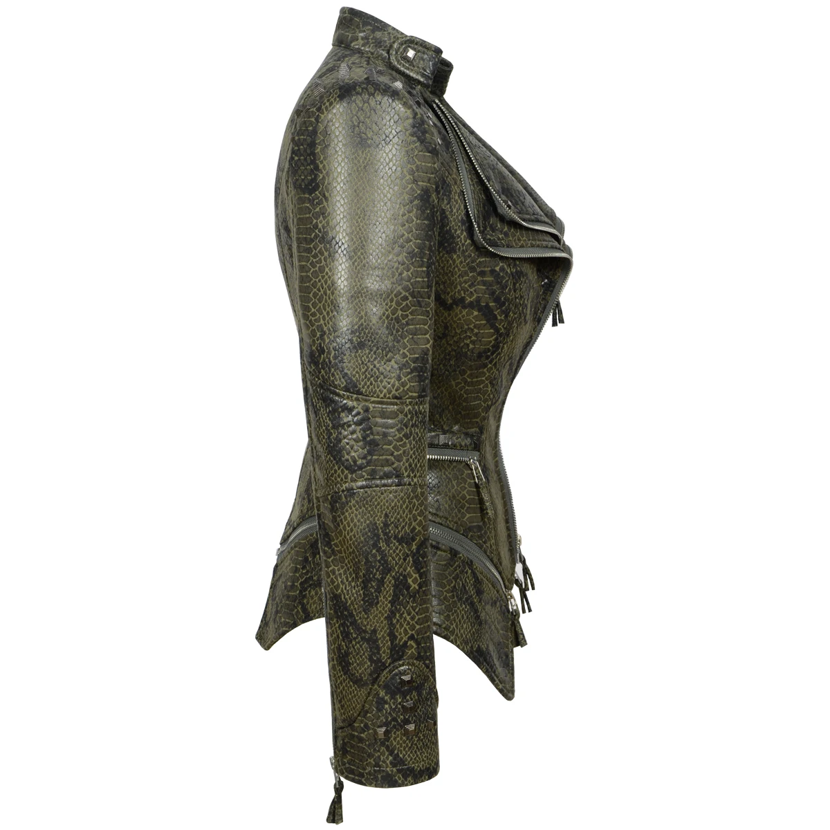 Женская зимняя куртка из искусственной - Фотография_2