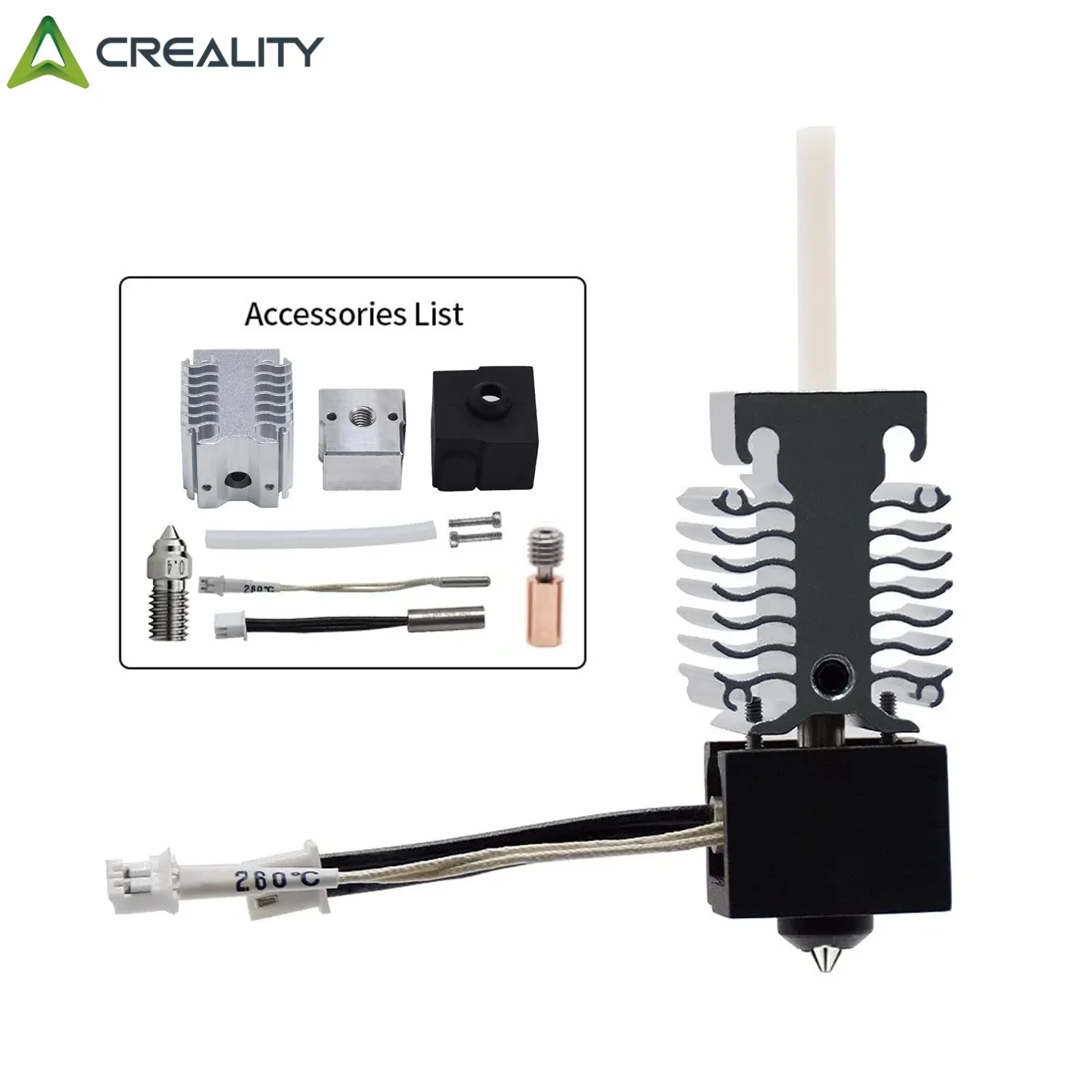 Комплект creality ender-3 v3 se hotend включает сопло из медного сплава