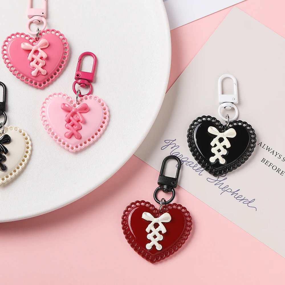 3d розовый переплет бант сердце - Фотография_3