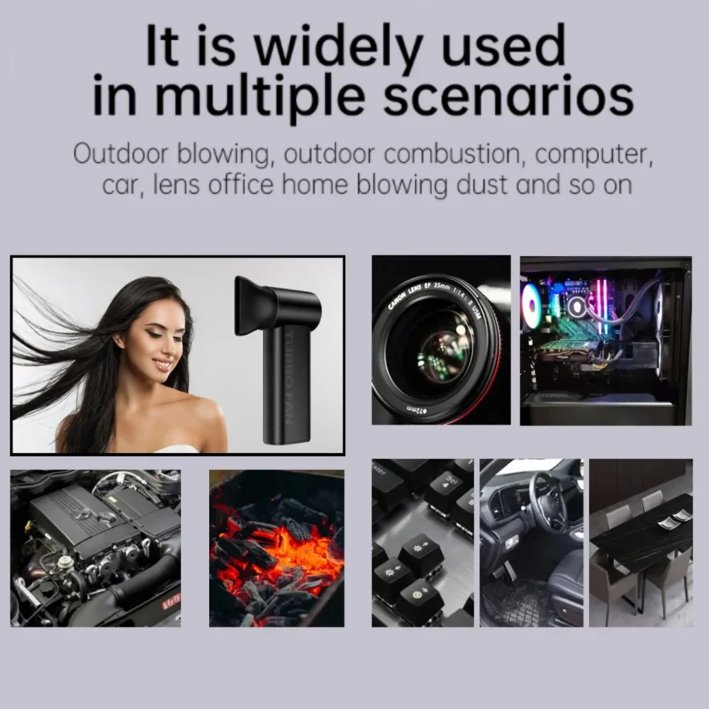 Ручной мини-турбореактивный вентилятор 450000 об/мин - Фотография_6