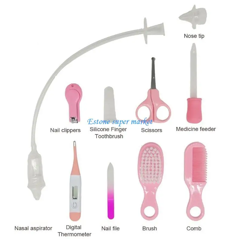 090b 9pcs baby grooming for health care комплект для ногти - Фотография_2