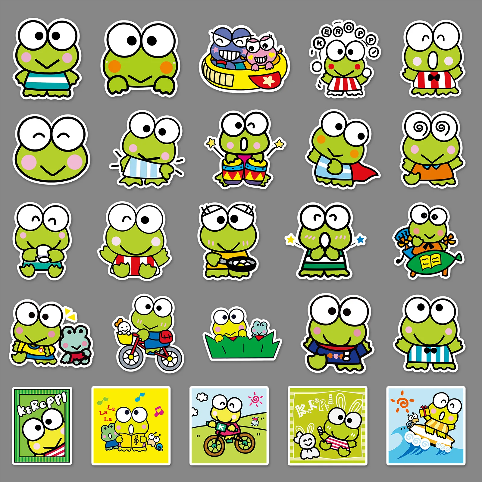Милые наклейки sanrio keroppi - Фотография_5