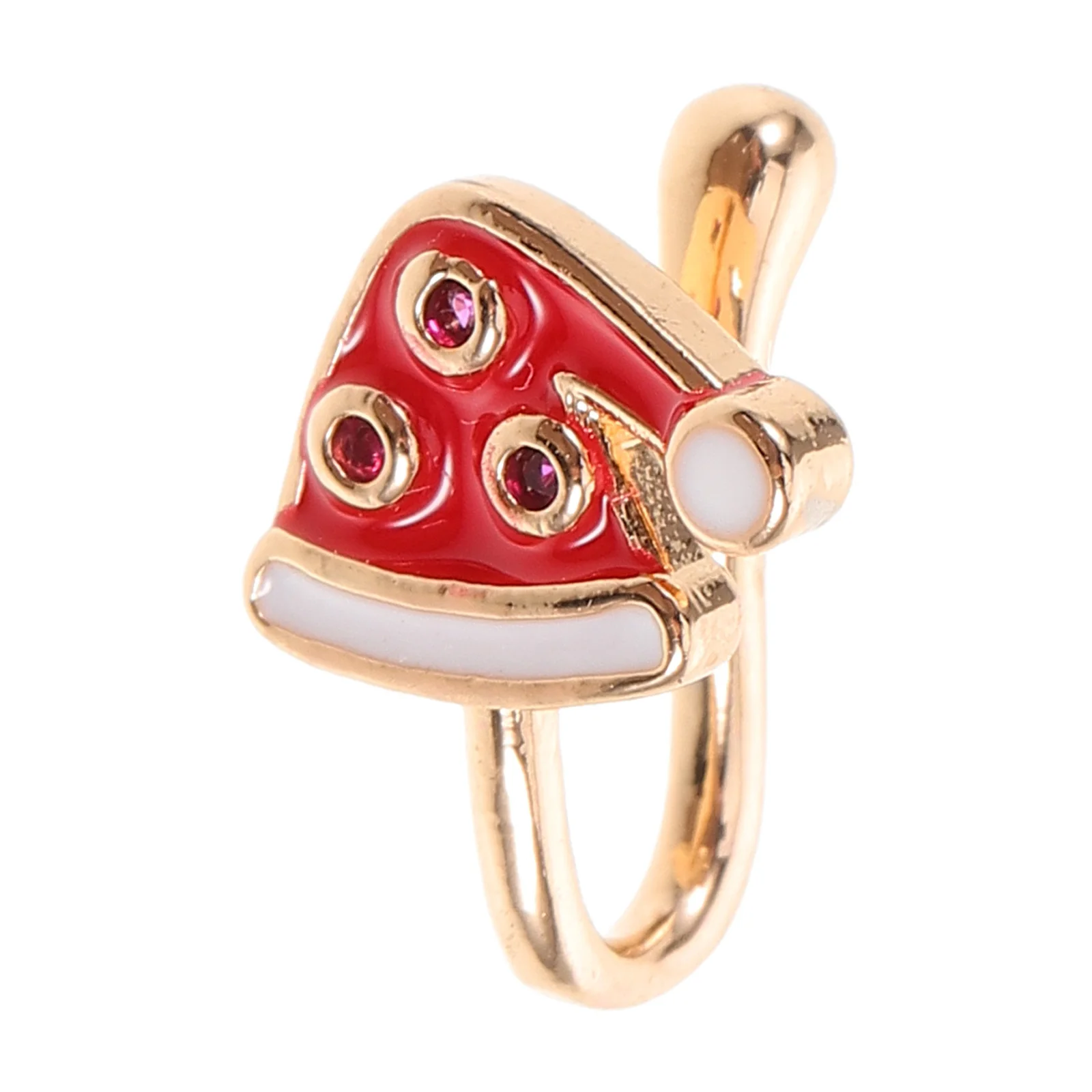 Рождественское u-образное кольцо в носу для женщин - Фотография_6