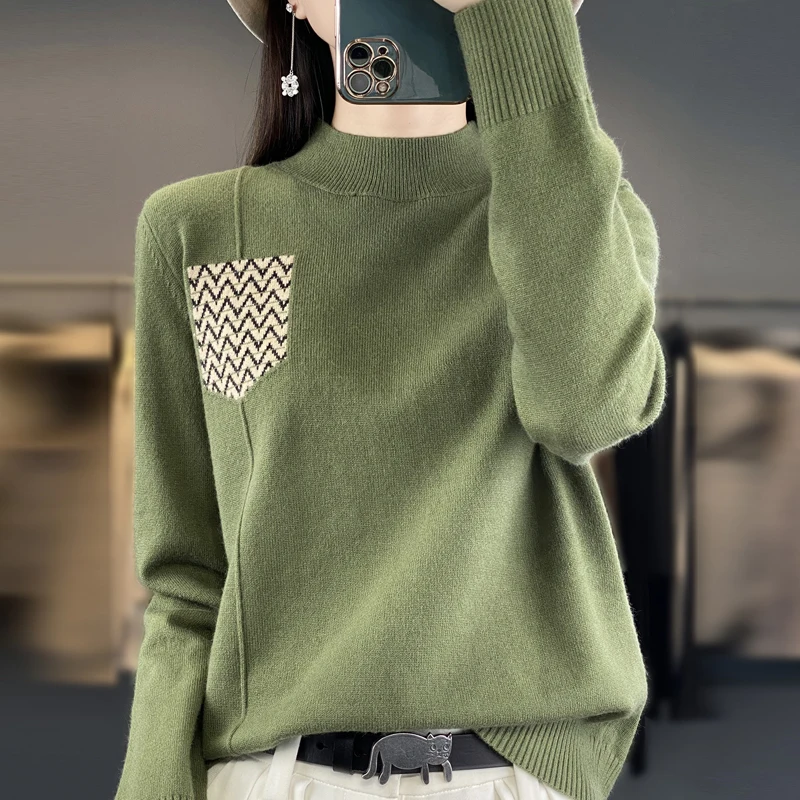 Женский кашемировый свитер 2024 - Фотография_3