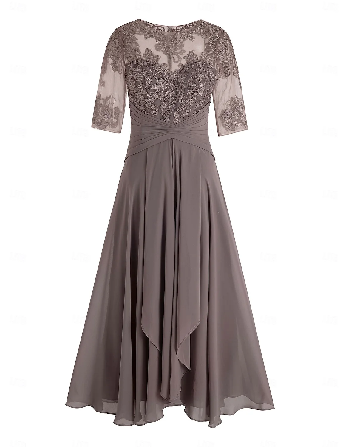 А-силуэт платье для матери невесты - Фотография_4