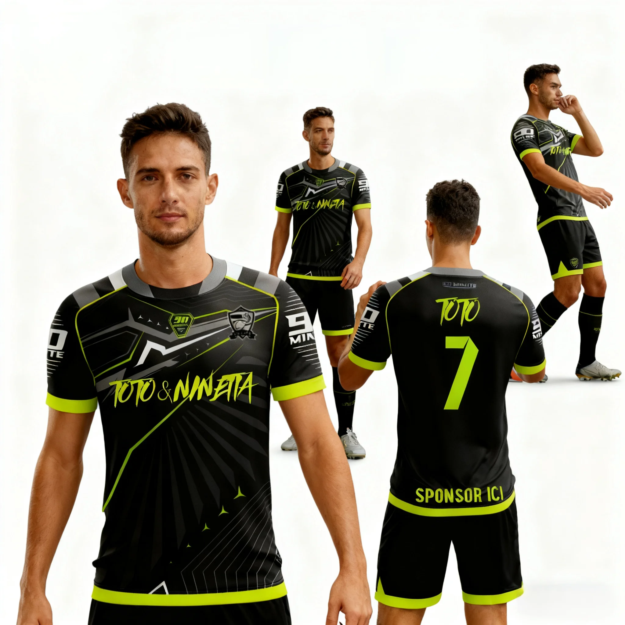 Новая летняя мужская футболка maillot - Фотография_2